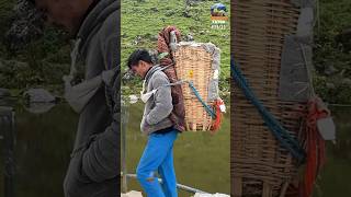 #13/21 Aur 4 Km ka Trek Baki Hai ☹️⛰️ #kedarnathyatra  | The Travelogue Film #shorts