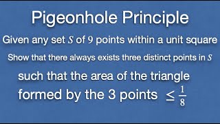 Week 1 Problem set Discussion: Problem 1: Pigeonhole Principle