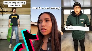 POSERS VS BEGINNERS TikTok Skateboarding Compilation Part 2 | HARDFLIPS.TV