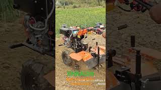 SHRACHI 9D6 + Power Weeder. (Back Rotary)