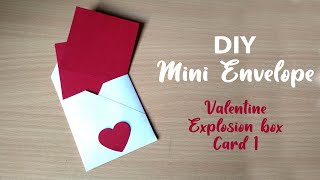 Mini envelope- Valentine explosion box Card 1- Arty Hearty|Sheetal Khajure