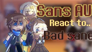 Sans AU's react to Bad Guys/Sanses  | Part: 1/? |