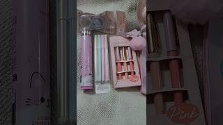 my cute pink stationery haul #cute #pink #stationery #haul #ytshorts #shorts #miniso #prisha