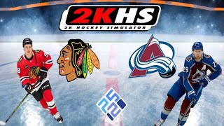 Blackhawks at Avalanche | 2KHS 2025 | NHL 2K6 | PCSX2