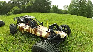 Rovan Baja Camo Hilltop running.