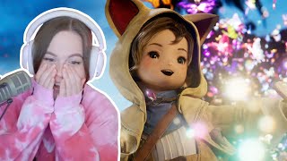 My Final Fantasy XIV Dawntrail Full Trailer Reaction! (and female Hrothgar / Pictomancer)