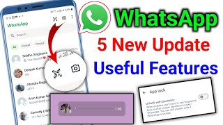 5 Whatsapp New update | Whastapp app lock | Whatsapp new feature | WhatsApp status new updates