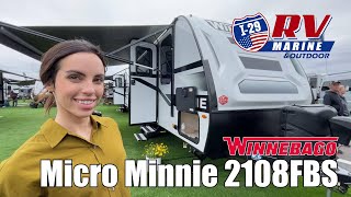 Winnebago Industries Towables-Micro Minnie-2108FBS (Dinette) - by I-29 RV, Marine & Outdoor of Tea,