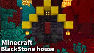 Nether is save if you make this build black stone house in 1.20.1 Minecarft