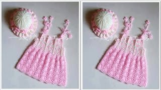 TEJE VESTIDOS PARA NIÑAS TEJIDOS A CROCHET Nº 06