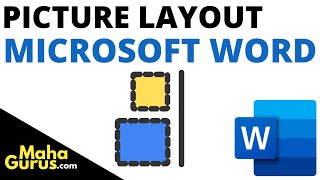 How to Insert Picture Layout in Microsoft Word | Picture Layout in MS Word | Mahagurus