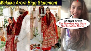 Malaika Arora Finally Announce Second Wedding | Malaika Arora Talking Breakup With Arjun Kapoor