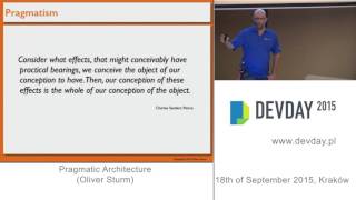 Oliver Sturm - Pragmatic Architecture