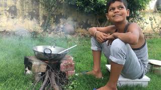 8 Year Old Child Making Brinjal Recipe - बैंगन की सब्ज़ी