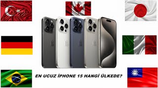 Yurt dışında en ucuz iPHONE 15 alınabilecek ülkeler (2024)