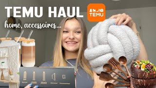 2024 TEMU HAUL | home decor + Küche (Gläser, Boxen...)