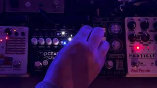 Cave Mining Beats from an LXR-02 into DBA Space Bender and EHX Oceans 12