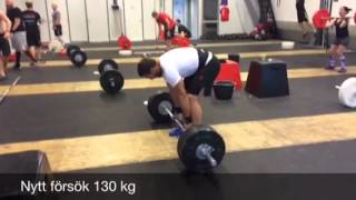 Pansar tar PR i Clean 130 kg