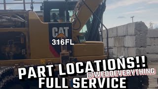 Full service 2021 excavator 316fl