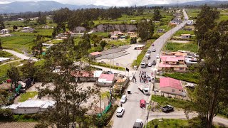 Protestas en Cuicocha por obras de pavimentación.