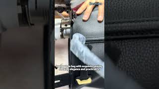 Tote Bag Sewing Techniques Revealed #leathercraft #leather #factory #totebag #boshiho #shorts