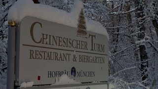 Der Weihnachtsmarket am Chinesischen Turm in München