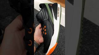 Jordan Max Aura 5 Black/Bright Mandarin/Sail/Sky J Light Olive #nike #jordanmaxaura5