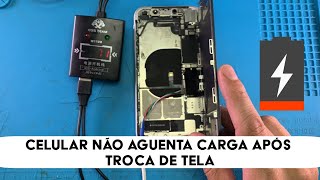 Celular não aguenta bateria depois de trocar a bateria, o que fazer?