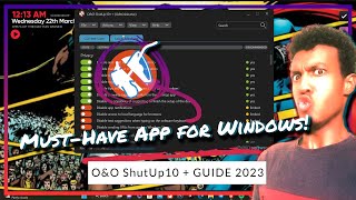 ShutUp10 + app download guide windows 11 2023