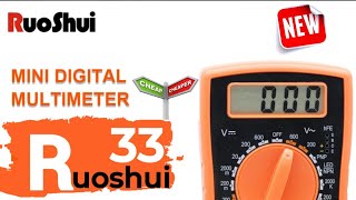 RuoShui 33 CHEAP-O Multimeter Review  & Teardown!