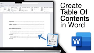 How To Make Table Of Contents In Word! [2024]