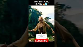 Mass Entry of king kong 🦍, Kong attitude entry& fight with t-rex|king kong movie best scene#newshort