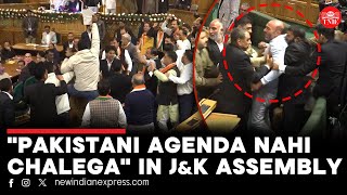 Chaos in J-K Assembly for third day as BJP members protest over special status resolution