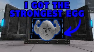 I Got The Strongest Egg in The Strongest Battlegrounds Hunt!