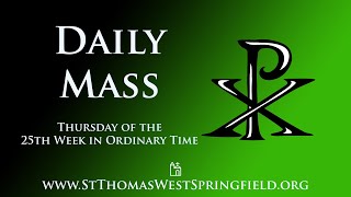 Daily Mass Thursday, September 26, 2024