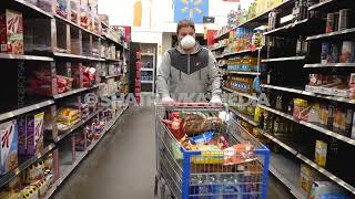 Grocery Food Shortage During COVID Pandemic - Stock Footage (March 2020)