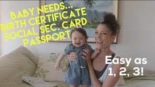 How to Get Your Social Security Card, Birth Certificate & Passport - Easy!