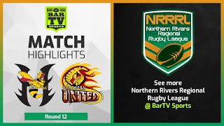 Cudgen Hornets v Northern United - Round 12 Highlights | NRRRL 2022