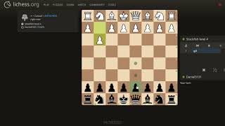 Antichess. Playing Against Stockfish Level 4 Bot. #chess #chessgame #bot #lichess