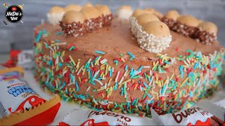 Kinder Bueno Torte / superleichte Geburtstagstorte für Kinder / NaDas Welt Rezepte