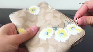 Coach Wristlet With Daisy Print In Light Khaki Chalk Multi & Many More | FASHREVO