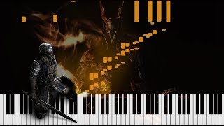 Dark Souls - Nameless Song (MIDI VISUALIZER PIANO TUTORIAL)