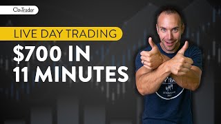 [LIVE] Day Trading | I Made $700 in 11 Minutes