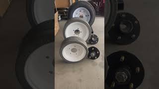 Wheel choices for the off road shipping container wheels project.