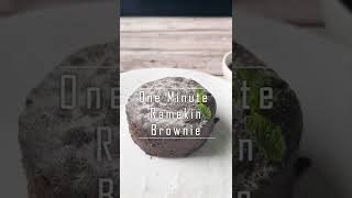 1 minute microwave ramekin brownie - Quick and delicious brownie