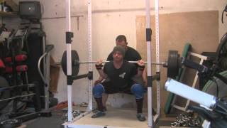 Squats (Beltless) - 220kg x 6 x 2 - Paused  -177 5kg x 3 - 09.07.2014