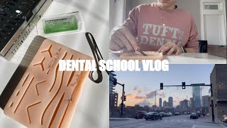 dental school vlog: suturing + clinic