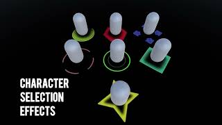 Character Selection Effects - Unity Asset Store