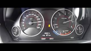 2017 BMW 335d  acceleration 0 230 km h