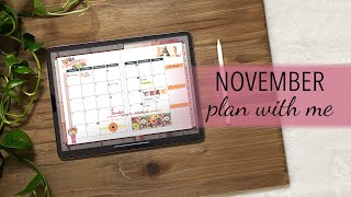 November Plan With Me | Digital Bullet Journal Setup